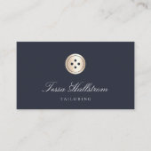 Imitat Gold Button | Seamstress Schneiderveränderu Visitenkarte (Vorderseite)