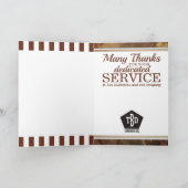 Imitat Gold Meilenstein Mitarbeiterjubiläumskarte Karte (Innenseite)