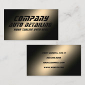 Imitat Gold Metallische Visitenkarte (Vorne/Hinten)