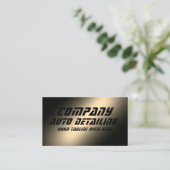 Imitat Gold Metallische Visitenkarte (Stehend Vorderseite)