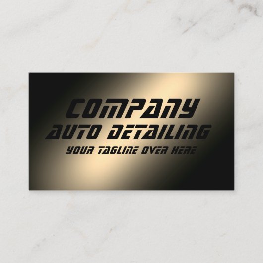 Imitat Gold Metallische Visitenkarte (Vorderseite)