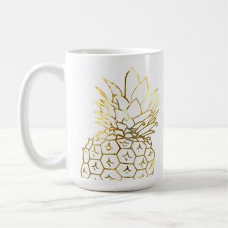 Imitat-Goldananas-Kaffee-Tasse Kaffeetasse