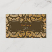 Imitat Goldbarsch-Damastschokolade Visitenkarte (Vorderseite)