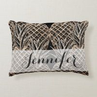 Imitat-Goldblatt-Ananas-Collagen-Monogramm