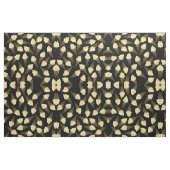 Imitat-Goldblatt-Eiscreme-Kegel auf Schwarzem Stoff (Yard (91,4 cm))