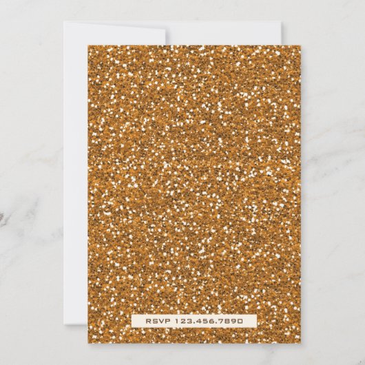 Imitat-Goldblumenschmetterlings-erstes Einladung (Rückseite)