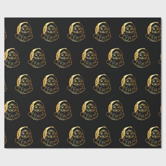 Imitat goldene Sankt geht Musterverpackungspapier Geschenkpapier (Flach)