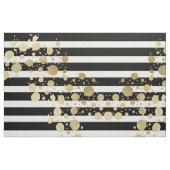 Imitat-Goldfarben-Spritzer auf den schwarzen u. Stoff (Fat Quarter (45,7 x 55,9 cm))