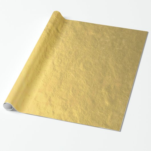 Imitat-Goldfolie gedruckt Geschenkpapier (Ungerollt)