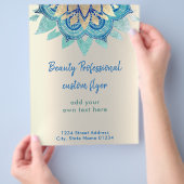 IMITAT Goldfolie-Lotus-Dekoration Flyer (Hand)