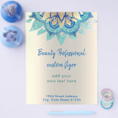 IMITAT Goldfolie-Lotus-Dekoration Flyer (Einzeln)