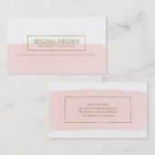 Imitat-Goldfolie und Watercolor-Geschäfts-Karten Visitenkarte (Vorne/Hinten)