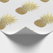 Imitat-Goldfolien-Ananas-Verpackungs-Papier Geschenkpapier (Ecke)