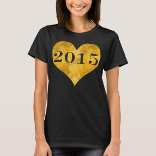 Imitat-Goldfolien-Klasse von 2015 T-Shirt