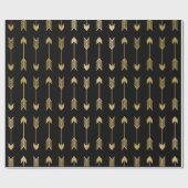 Imitat-Goldfolien-Pfeil-Muster Geschenkpapier (Flach)