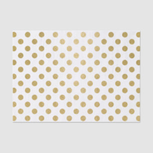 Imitat-Goldfolien-Polka-Punkt-Muster Seidenpapier