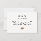 Imitat-Goldfolien-Schwarzes sind- Sie meine Einladung (Vorderseite)