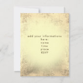 IMITAT Goldfolienmusik Einladung (Rückseite)