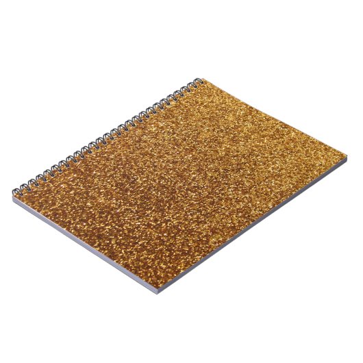 Imitat-GoldGlittergraphik Notizblock (Linke Seite)