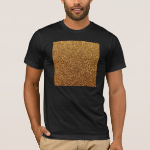 Imitat-GoldGlittergraphik T-Shirt