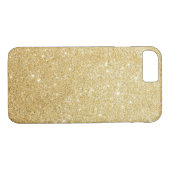 Imitat-GoldGlitzer iPhone 7 Fall Case-Mate iPhone Hülle (Rückseite (Horizontal))