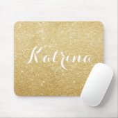 Imitat-GoldGlitzer-modernes personalisiertes Mousepad (Mit Mouse)