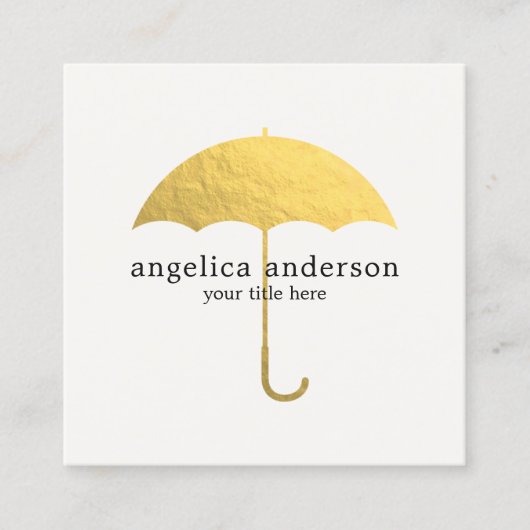 Imitat Goldgräber Quadratische Visitenkarte (Vorderseite)