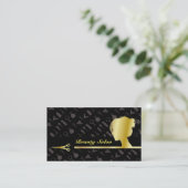 Imitat-Goldkosmetischer Visitenkarte (Stehend Vorderseite)