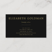 Imitat-Goldkreis-Entwurf Treuekarte (Rückseite)