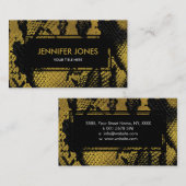 Imitat-Goldleder-Schlangen-Haut Visitenkarte (Vorne/Hinten)