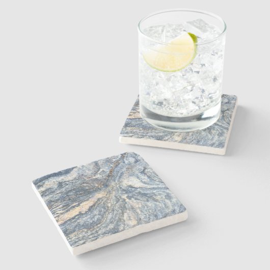 Imitat-Granit Steinuntersetzer (Seitenansicht)