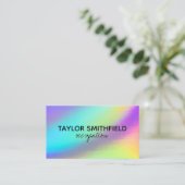 Imitat Holographische Visitenkarte (Stehend Vorderseite)