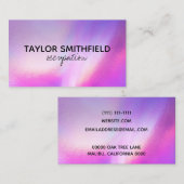 Imitat Holographische Visitenkarte (Vorne/Hinten)