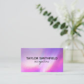 Imitat Holographische Visitenkarte (Stehend Vorderseite)