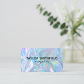 Imitat Holographische Visitenkarte (Stehend Vorderseite)