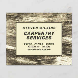 Imitat Holz minimalistisch Flyer