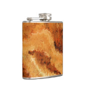 Imitat-Holzmaserung-Burel-Muster  Flachmann (Rechts)