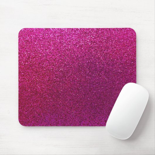 Imitat Hot-Pink-Glitzer Hintergrundbild Mousepad (Mit Mouse)