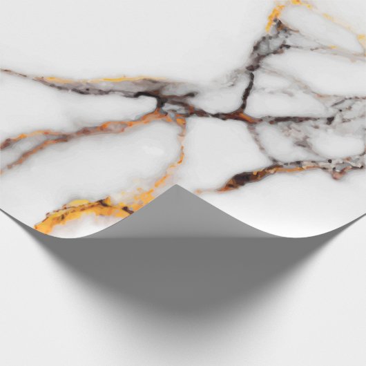 Imitat in Beige und Grau Geschenkpapier (Ecke)