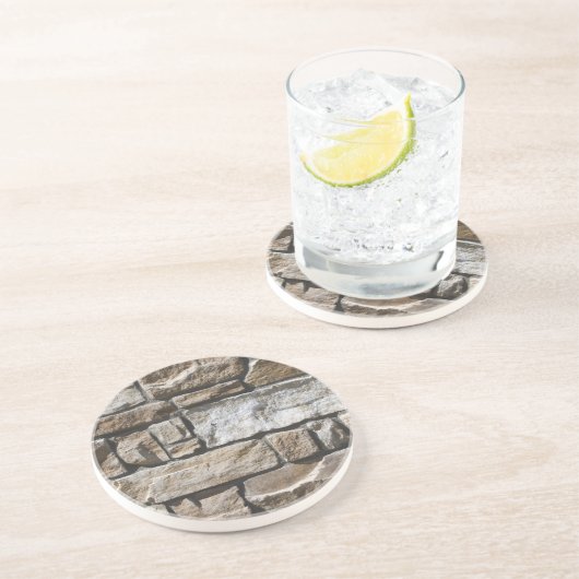 Imitat-Kalkstein-Ziegelsteine Sandstein Untersetzer (Seite)