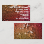 Imitat-Knistern-Schalen-FarbeVintager Visitenkarte (Vorne/Hinten)