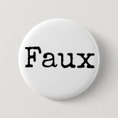 Imitat-Knopf (Schwarzes) Button (Vorderseite)