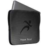 Imitat-Kohlenstoff-Faser; Laufen Laptopschutzhülle (Vorne Rechts)