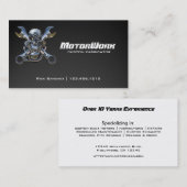 Imitat-Kohlenstoff-Faser-Motorrad-Geschäfts-Karte Visitenkarte (Vorne/Hinten)