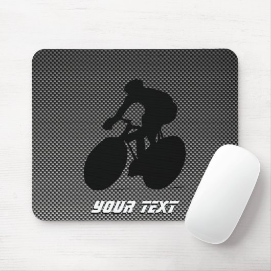 Imitat-Kohlenstoff-Faser-Radfahren Mousepad (Mit Mouse)