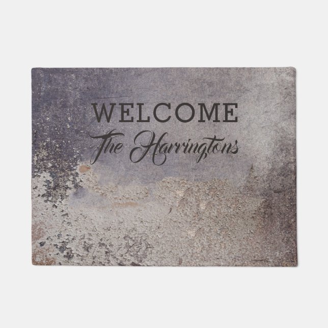 Imitat korrodierte Metallkundenspezifische Fußmatte (Vorderseite)