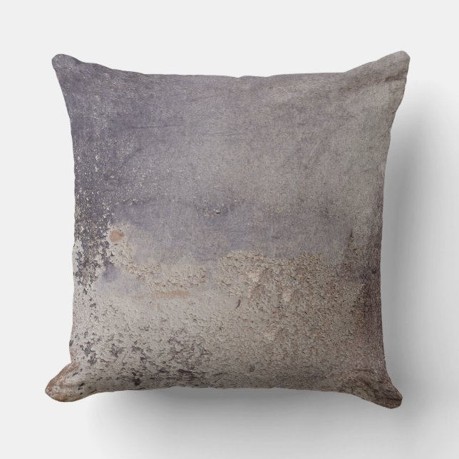 Imitat korrodierte Metallthrowkissen Kissen (Vorderseite)
