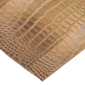 Imitat-Krokodil-Leder-Tierhaut-Muster Kurzer Tischläufer (Ecke)