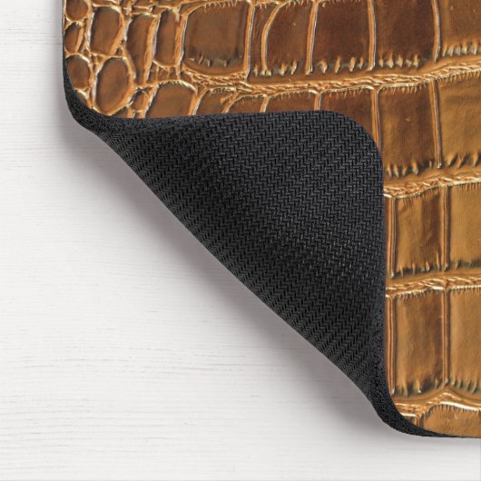 Imitat-Krokodil-Leder-Tierhaut-Muster Mousepad (Ecke)