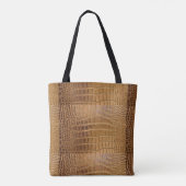 Imitat-Krokodil-Leder-Tierhaut-Muster Tasche (Rückseite)